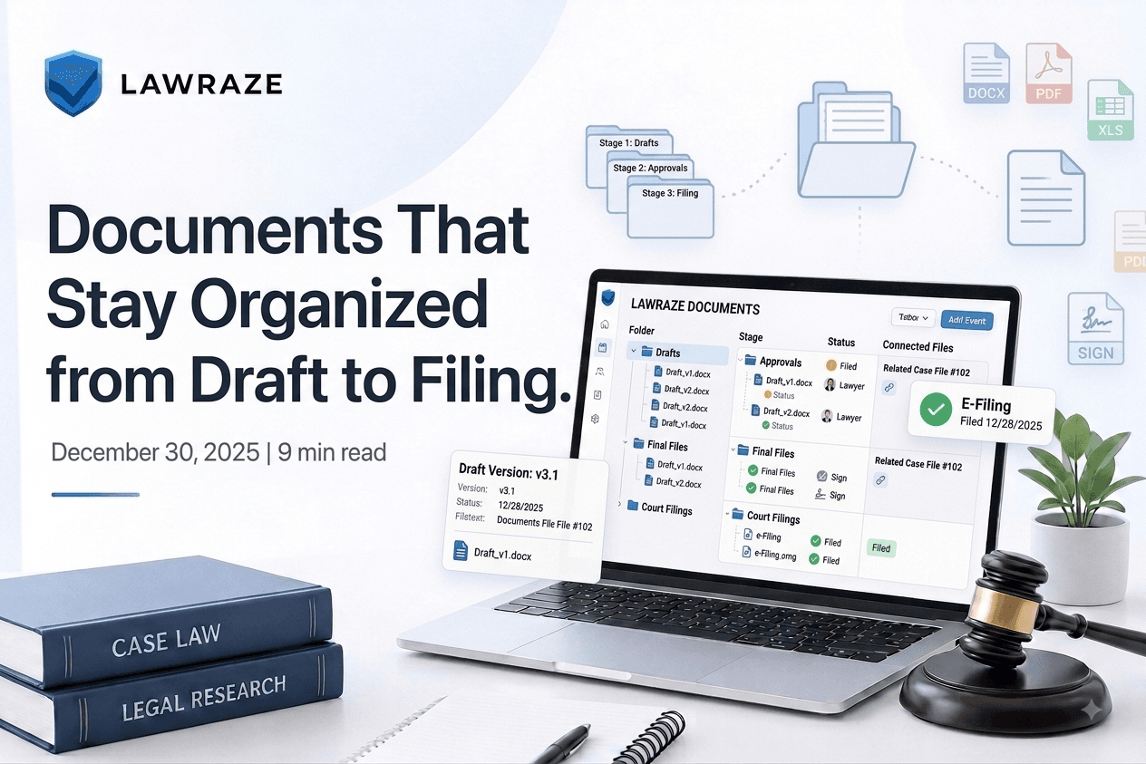 Document workflow stages