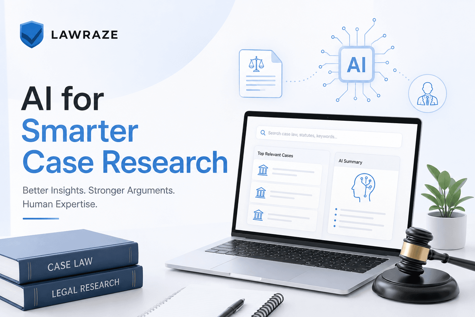 AI-supported legal research workflow