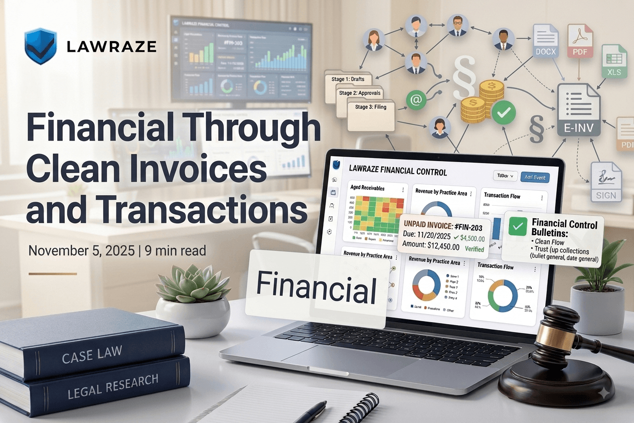 Invoices and transaction overview